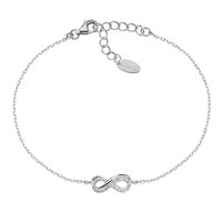 Pulsera Amen Mujer Amore in Plata Zircone BRINLIBBZ - BRINLIBBZ